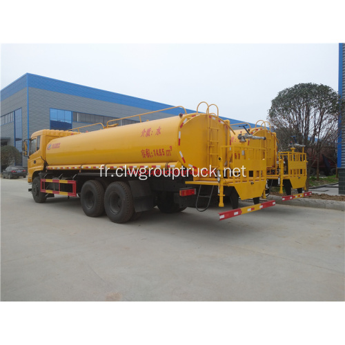 4x2 Dongfeng camion citerne prix de l&#39;eau 14650L